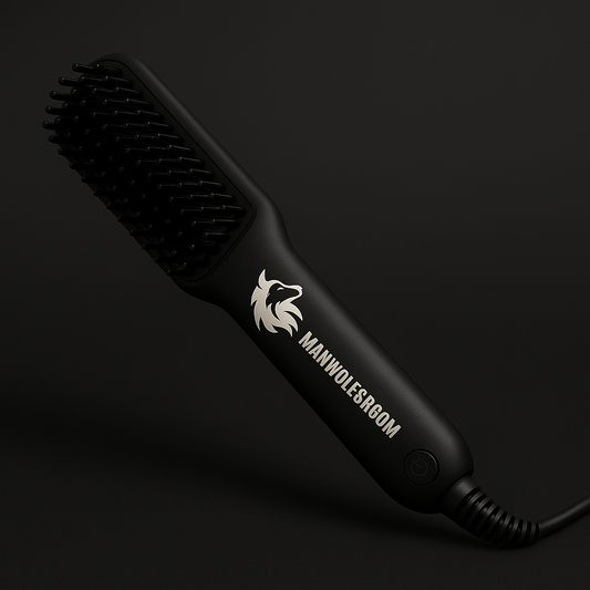 Alpha Beard Straightener – Heat Control Comb