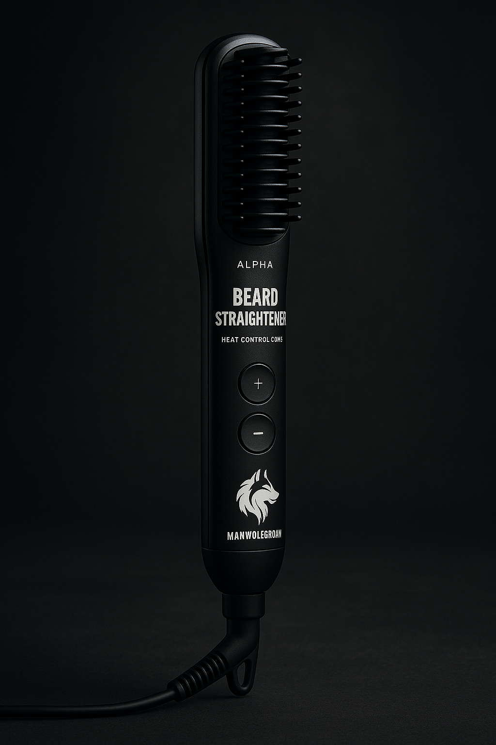 Alpha Beard Straightener – Heat Control Comb